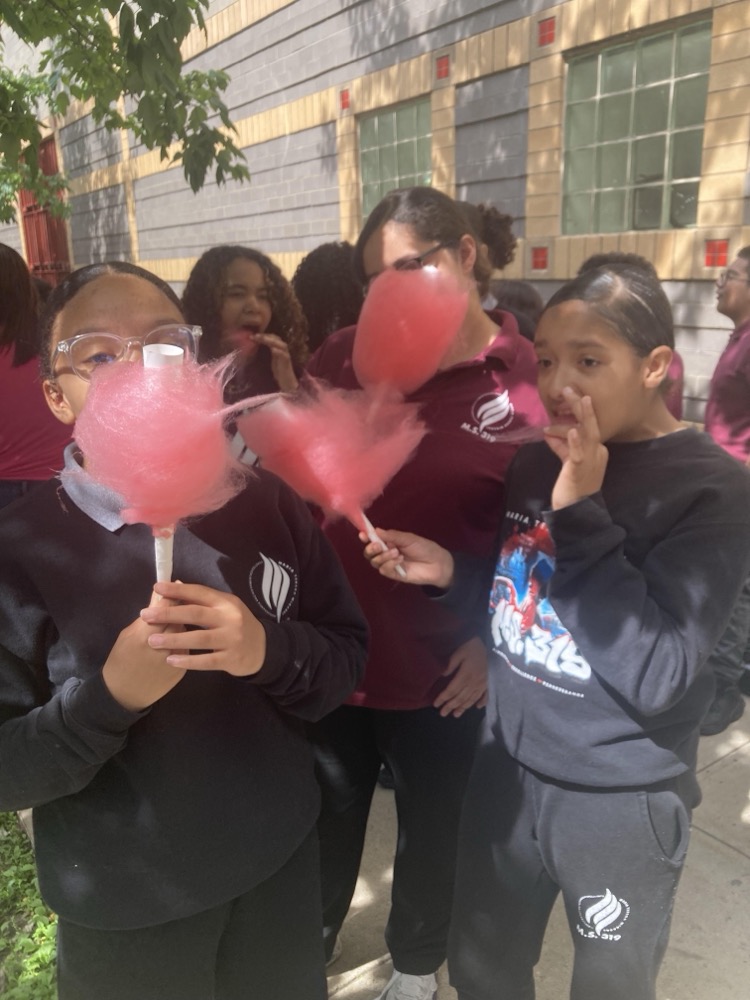 Students enjoying Carnival Day at M.S. 319
